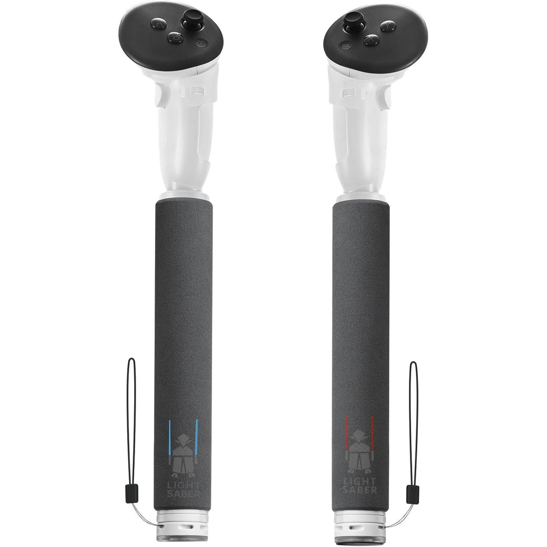 Hibloks Controller Extensions for Meta Quest 3S/Oculus Quest 3, 3 in 1 Beat Saber Handles Gorilla Tag Long Arms Golf Club Attachment, VR Sticks Controller Grips for Quest 3 Enhance More Gaming Experiences - Just Closeouts Canada Inc.
