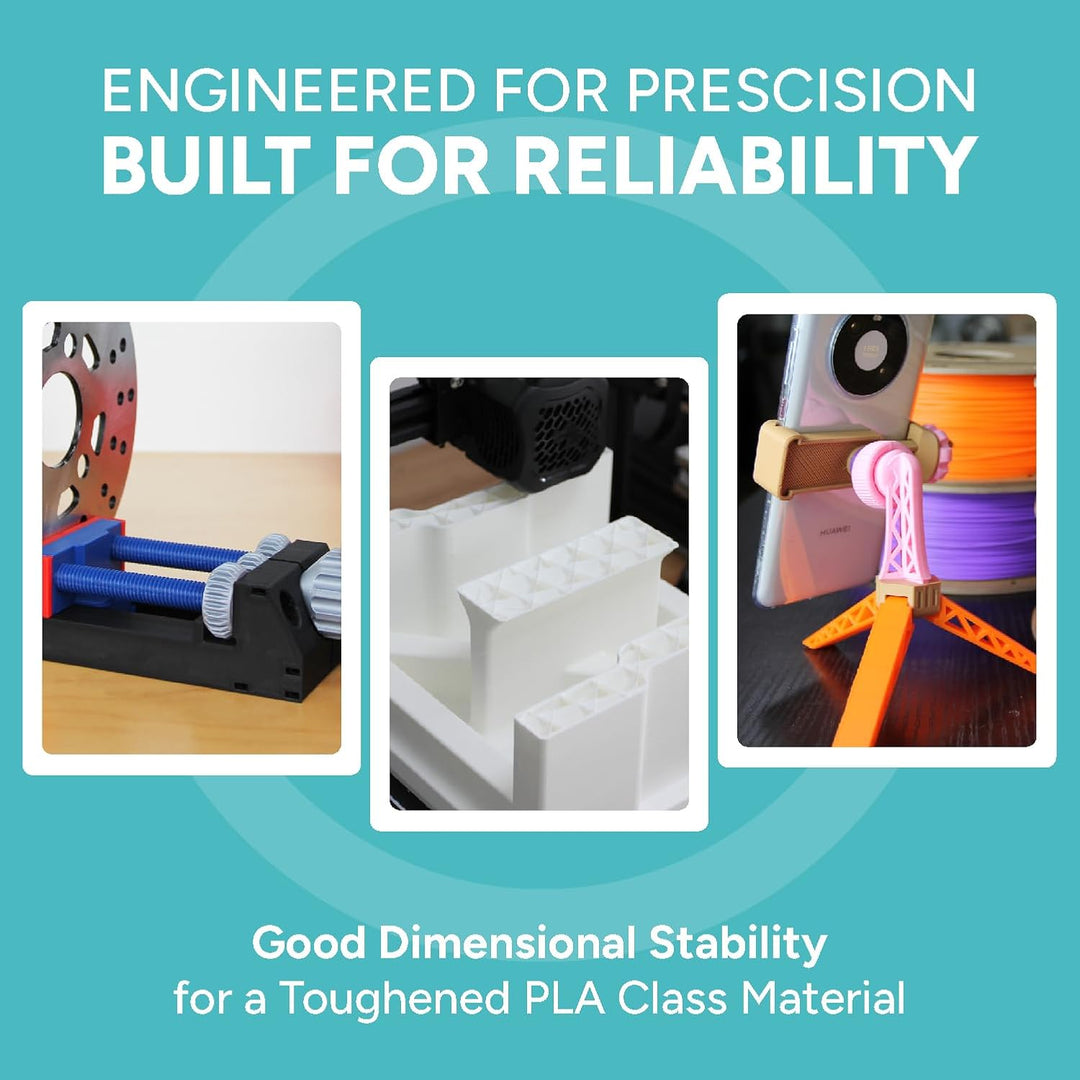 High Speed PLA Pro Filament 1.75mm, Orange PolySonic PLA Pro 3D Printing Filament 1kg - Stronger Fast Printing 3D Printer Filament Compatible with Most Printers - Just Closeouts Canada Inc.PA12007