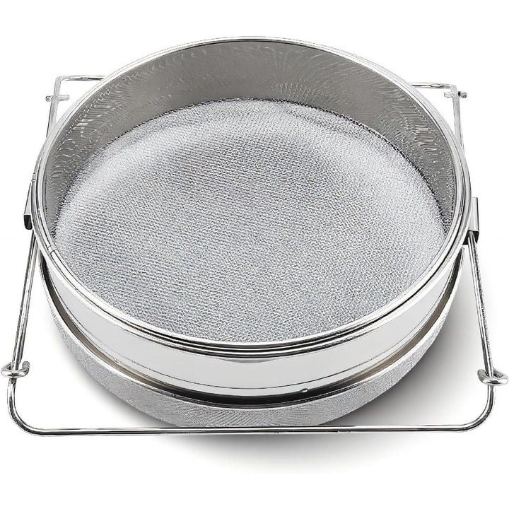 Honey Strainer Double Sieve, Big Stainless Steel Double Bee Sieve Honey Debris Strainer with Adjustable Arms Bee Keeping Extract Tools - Just Closeouts Canada Inc.X004W8D7X9