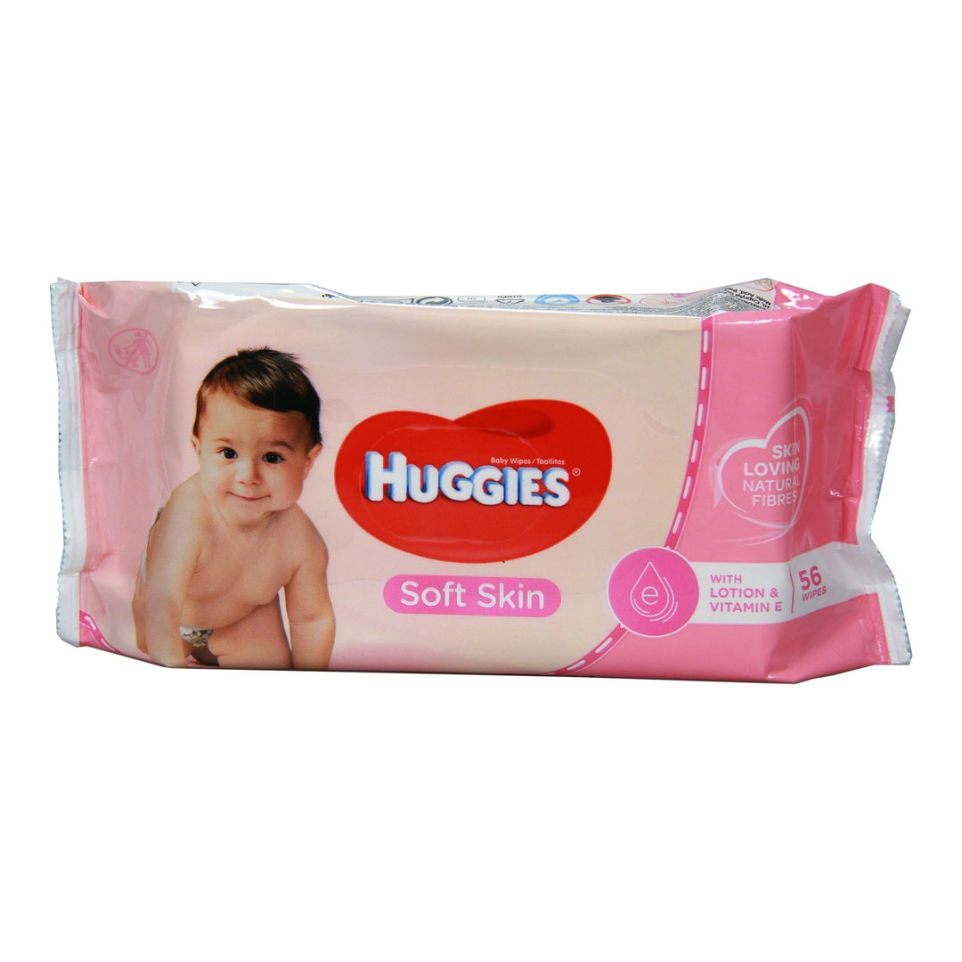 Huggies Baby Wipes Soft Skin, 56ct - Just Closeouts Canada Inc.5029053550206
