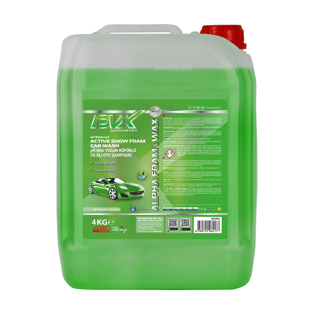 DVX1515 Alpha Green Apple - Car Shampoo 1.06 gal