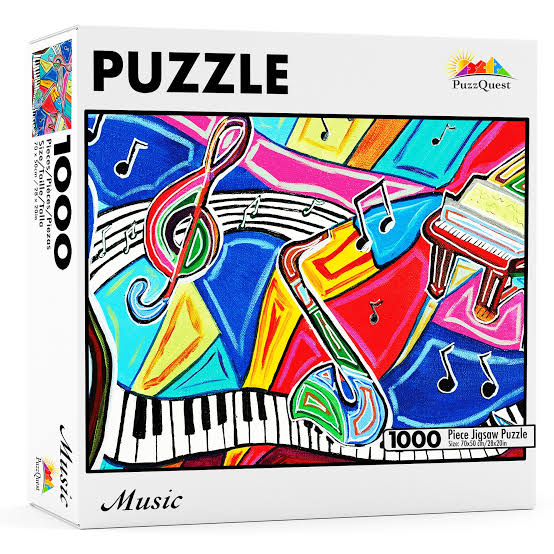 Music Fine Art Jigsaw Puzzle 1000 Pieces for Adults and Teens by PuzzQuest