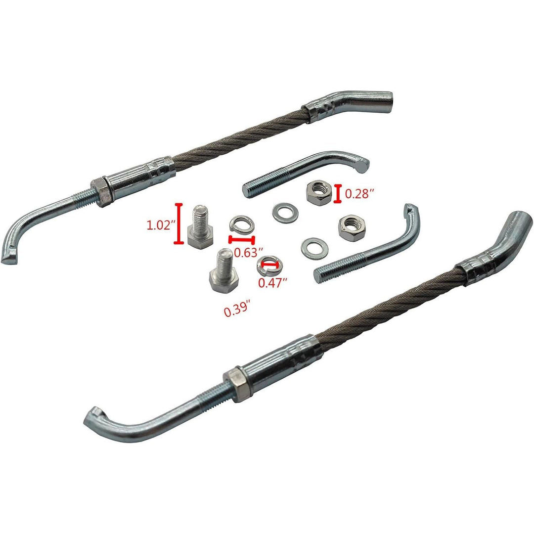 ImUfer 1201 - DF Carbide Ice Scratchers Replacement for all Reverse and Non Reverse Gear Equipped Snowmobiles - Just Closeouts Canada Inc.