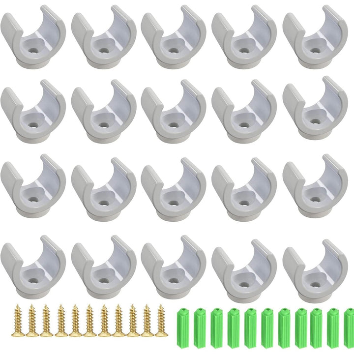 ½ in White PEX Pipe Support Clips – 20 Pack - Just Closeouts Canada Inc.