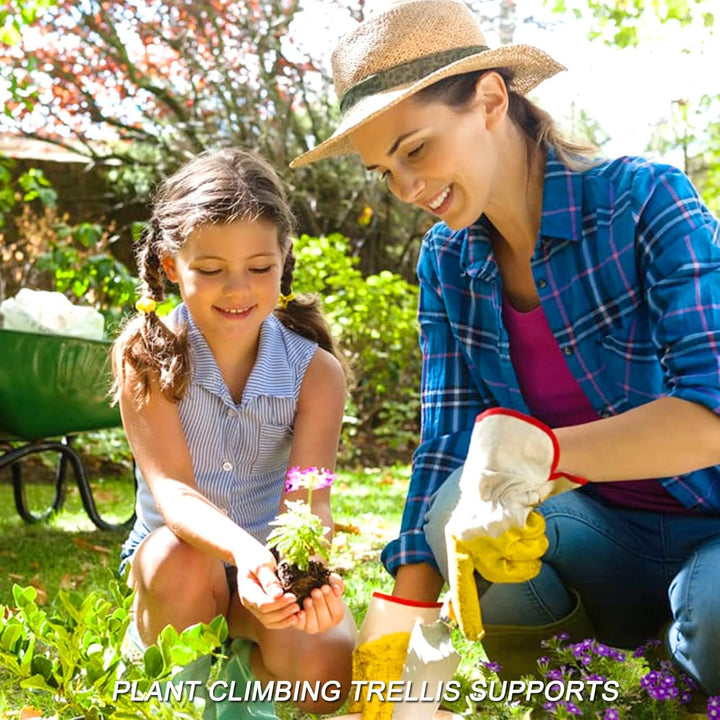 Indoor Plant Support, Trellis Leaf Shape Garden Trellis for Climbing Plant Metal Wire Stake for Potted Plant Houseplant Lover - PLJ - 011_CA - Just Closeouts Canada Inc.