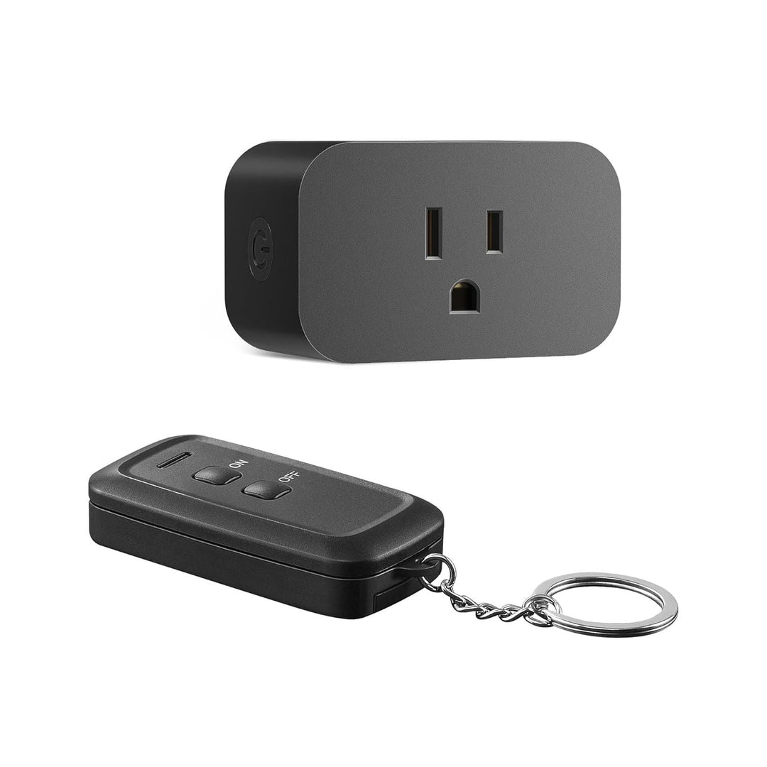 Indoor Remote Control Outlet, Wireless Remote Light Switch, No Interference Remote Outlet Switch, No Wiring, 15A/1875W, 100ft RF Range, Compact Design - Just Closeouts Canada Inc.X003DUE2T5