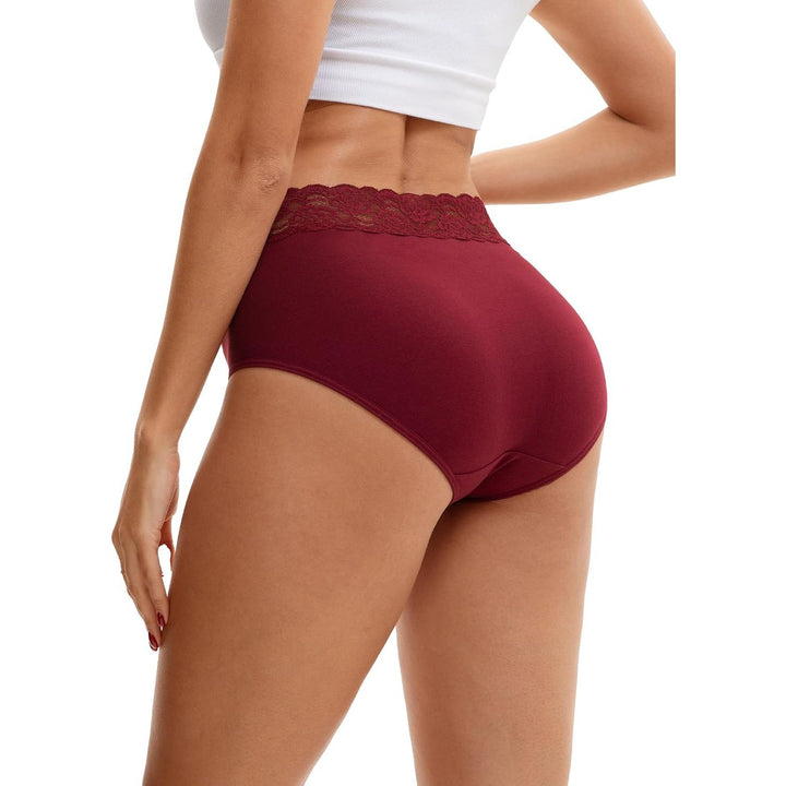 Rear view of INNERSY Deep lace-waist underwear