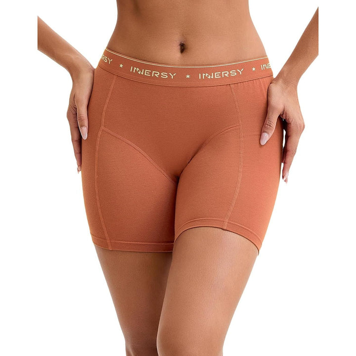 INNERSY Women's Cotton Boxer Briefs – Earth Tone, Large, 3-Pack - Just Closeouts Canada Inc.X004P7DKGL