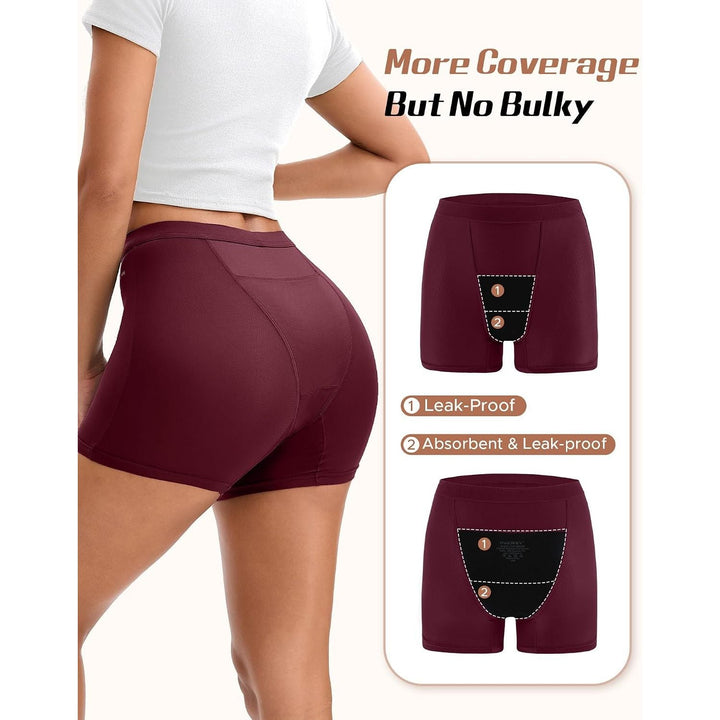 INNERSY Women's High-Waisted Period Boyshorts – Earthy, XXL, 3-Pack - Just Closeouts Canada Inc.X004PE3FG9