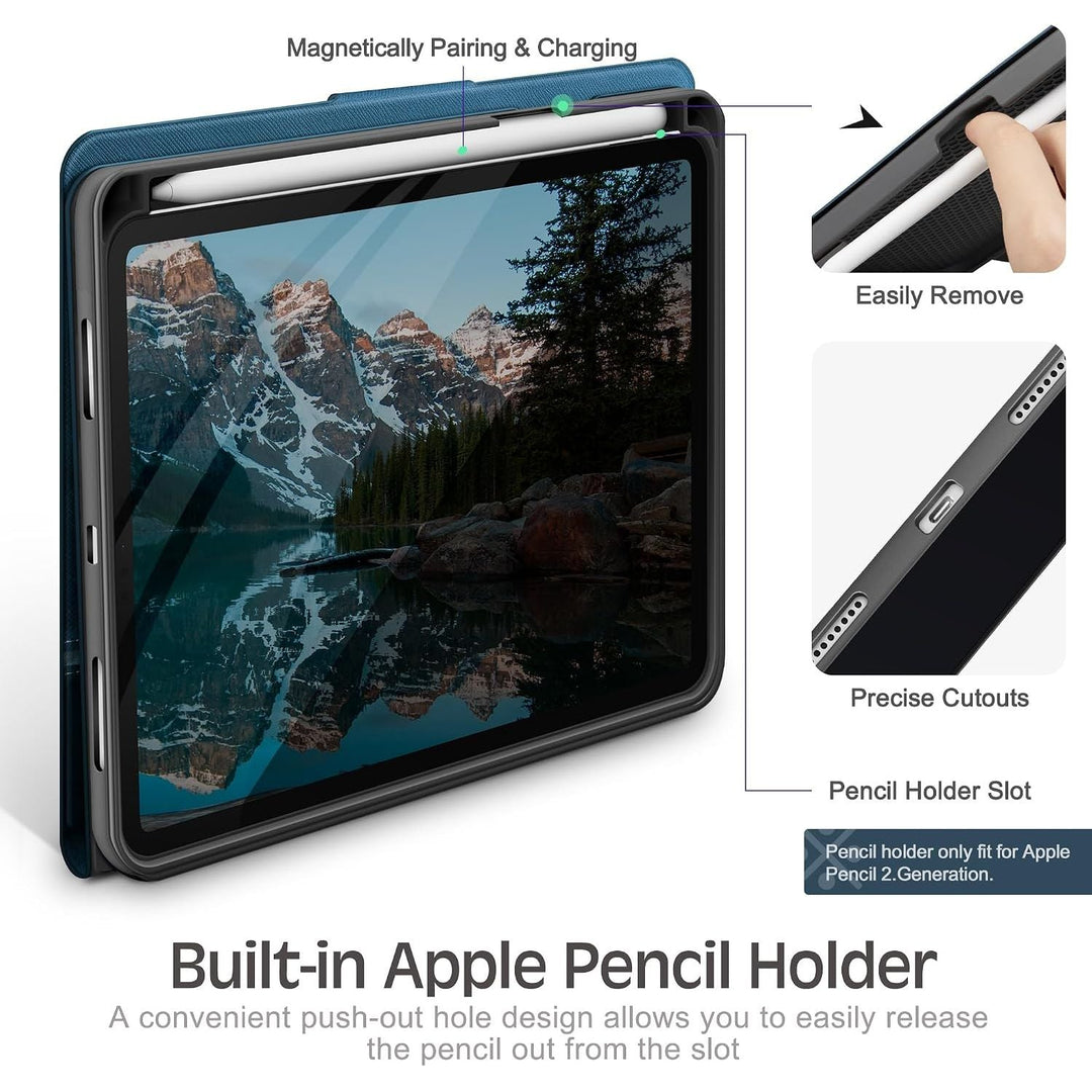iPad mini 6/7 Case with Pencil Holder – Blue, 8.3 Inch - Just Closeouts Canada Inc.