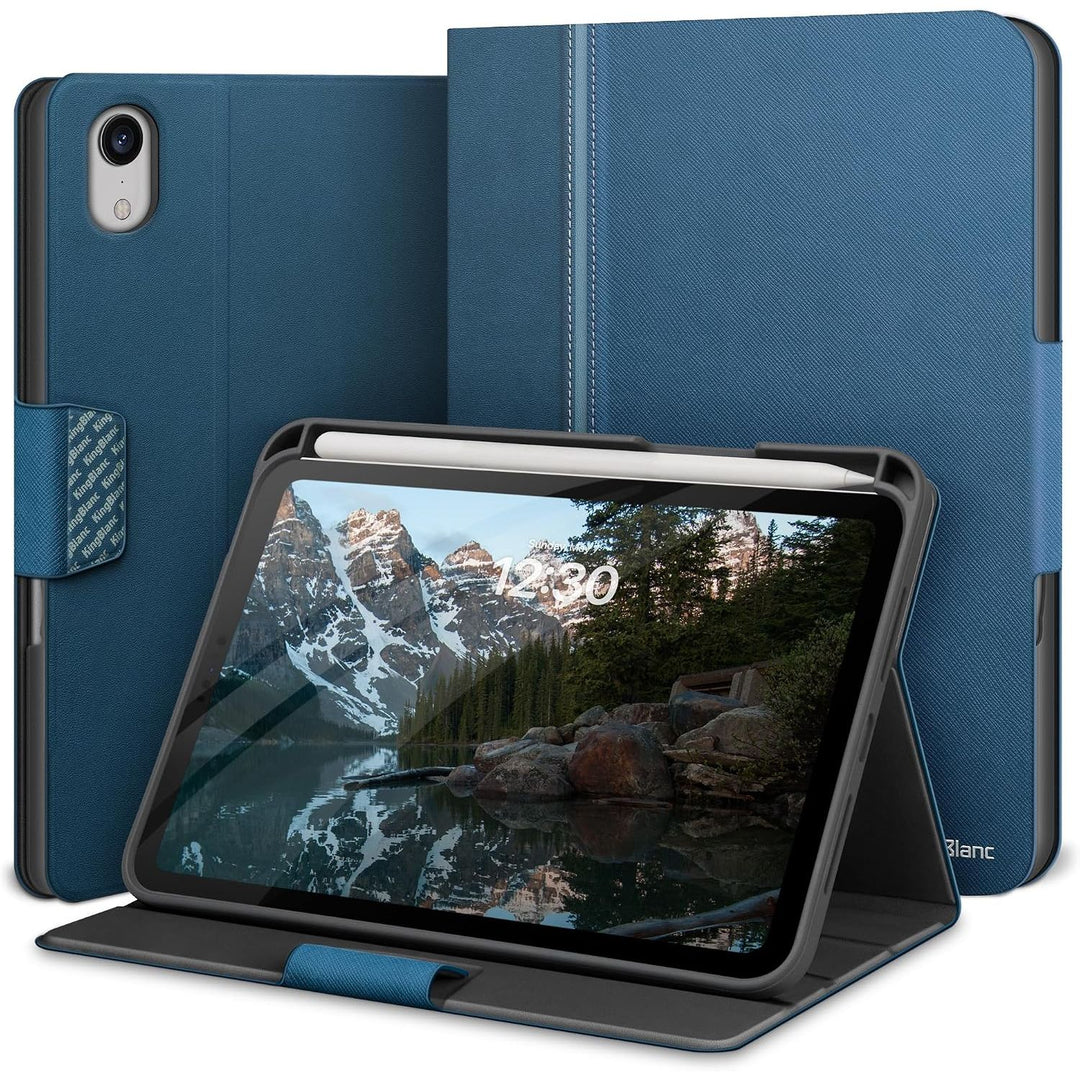iPad mini 6/7 Case with Pencil Holder – Blue, 8.3 Inch - Just Closeouts Canada Inc.