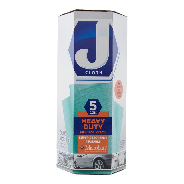 J CLOTH Heavy Duty Cleaning Cloths - 5 Pack - Just Closeouts Canada Inc.