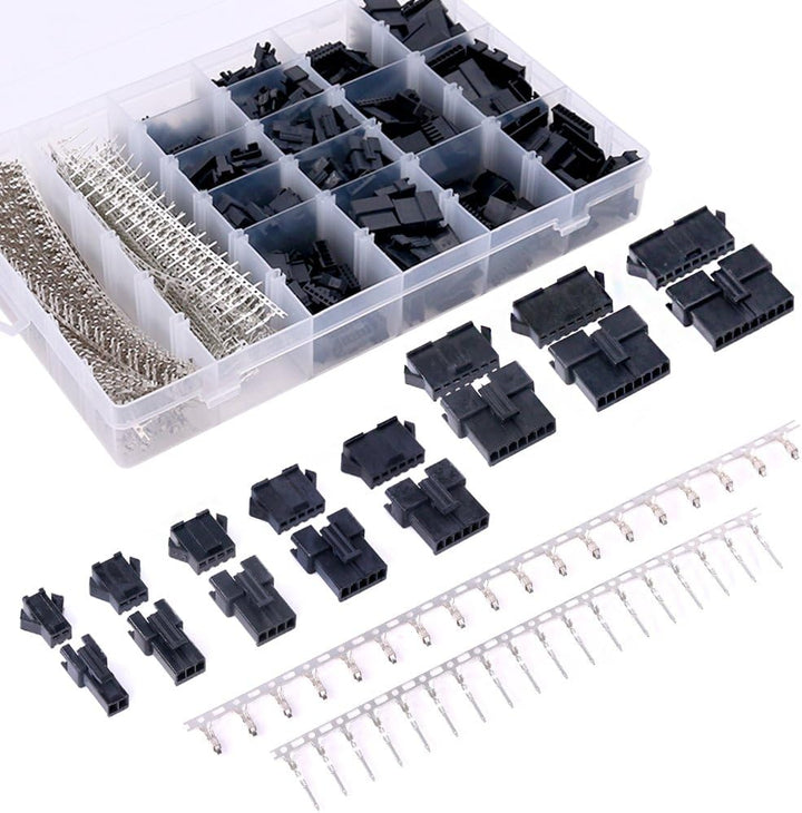 Open organizer with connector assortment