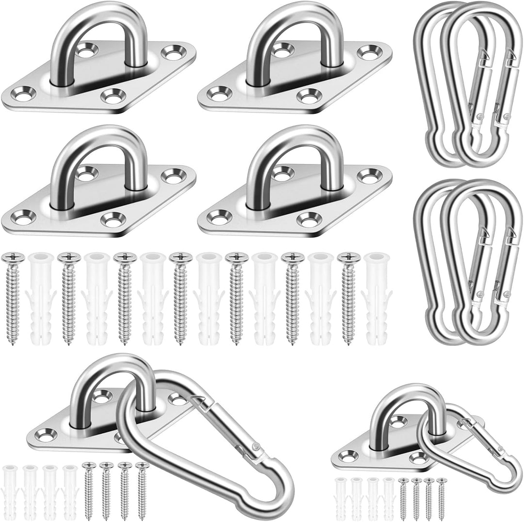 Forty-piece M5 pad-eye and snap hook hardware kit