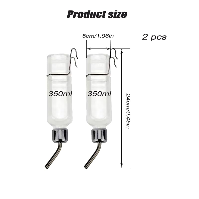 Two-bottle 350 mL size diagram