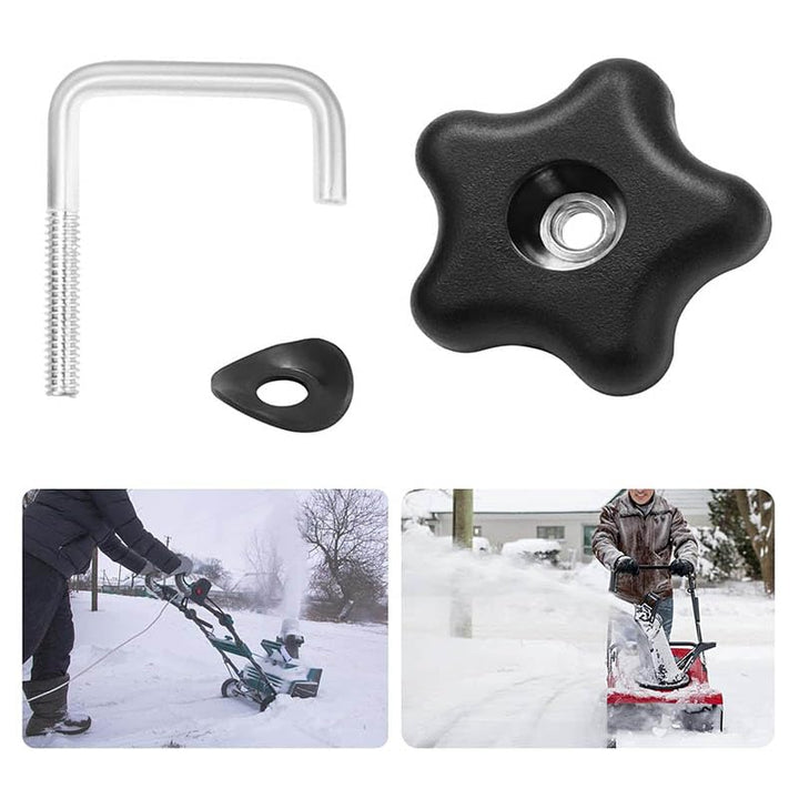 Handle knob kit with snow blower context