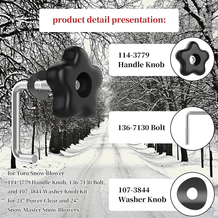 Knob bolt and washer part numbers