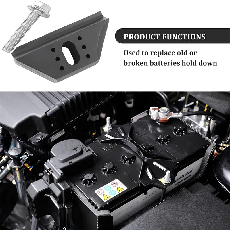 Battery clamp components and use
