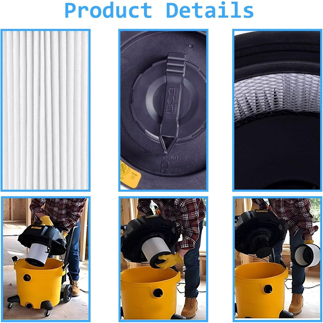 Close-ups of pleats, cap, and filter lining