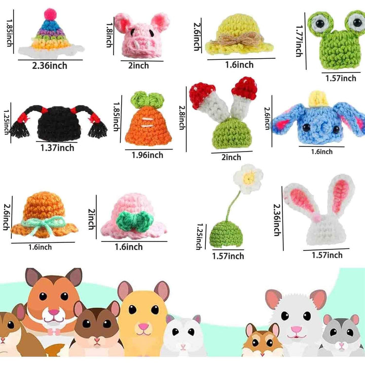 Mini pet hat style and size guide