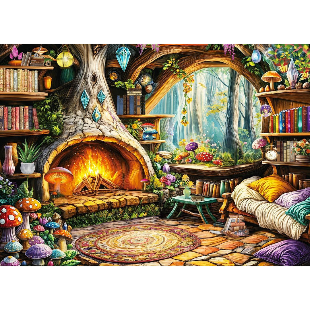 Fairy Tale Tree Hollow 1000-piece puzzle artwork