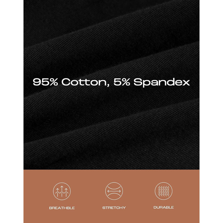 Black cotton-blend fabric close-up
