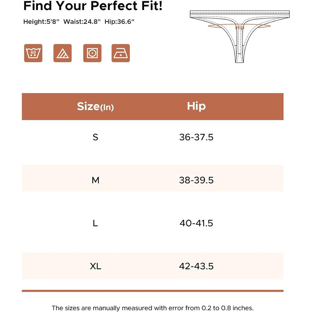 Size chart showing Large hips 40–41.5 inches