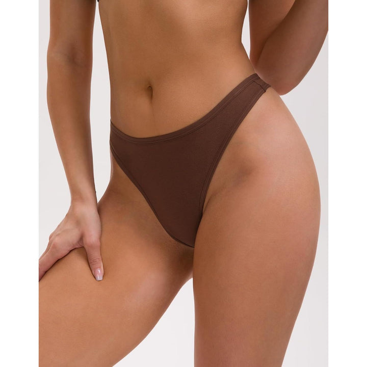 Rose cotton thong front fit