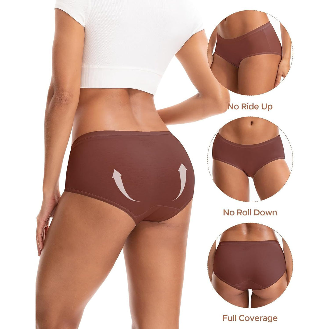 Coffee modal hipster underwear back fit and coverage