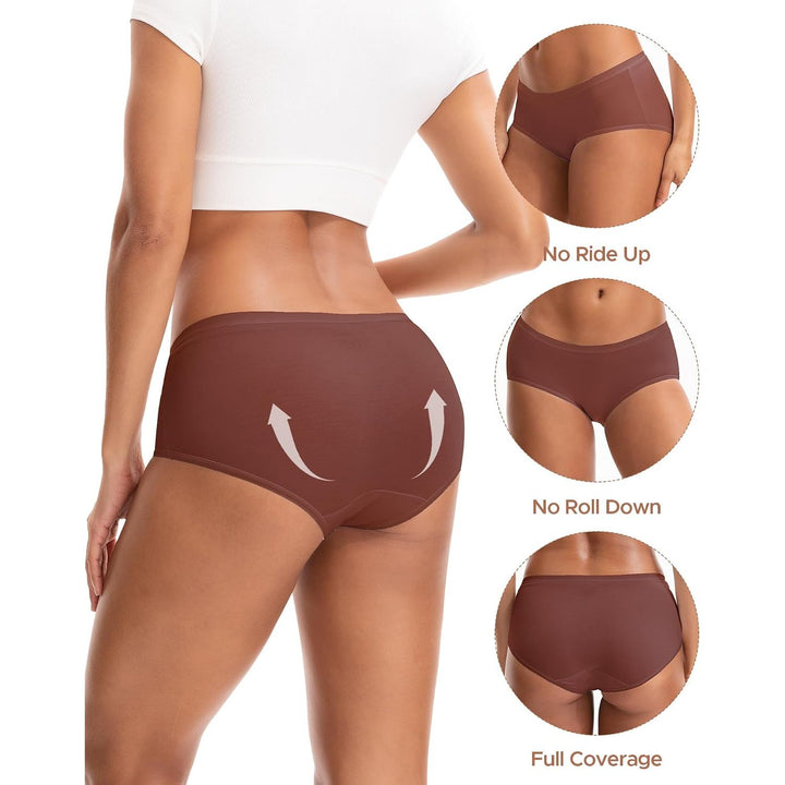 Coffee modal hipster underwear back fit and coverage