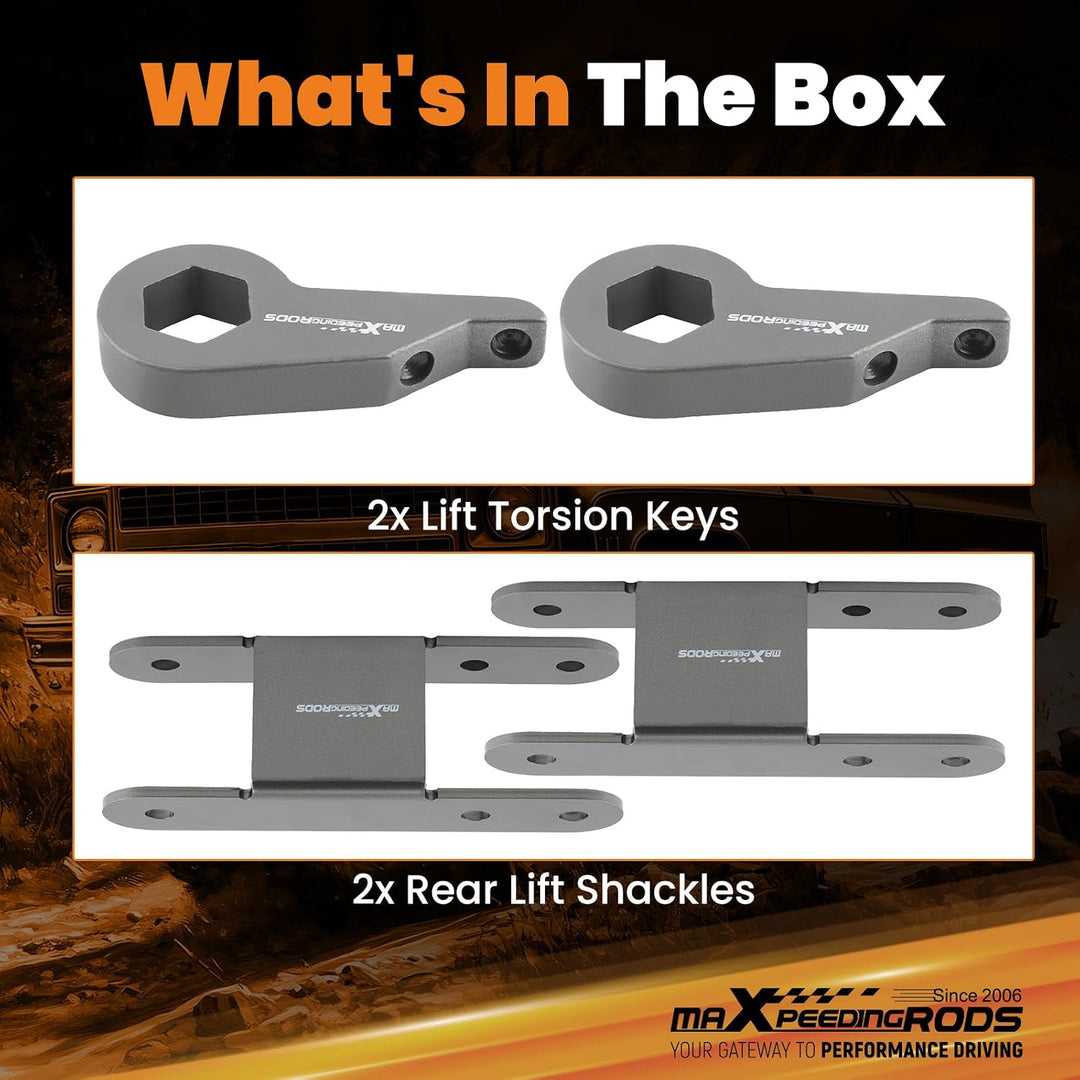 Front and rear lift leveling kit for S10/S15 4WD, view 6