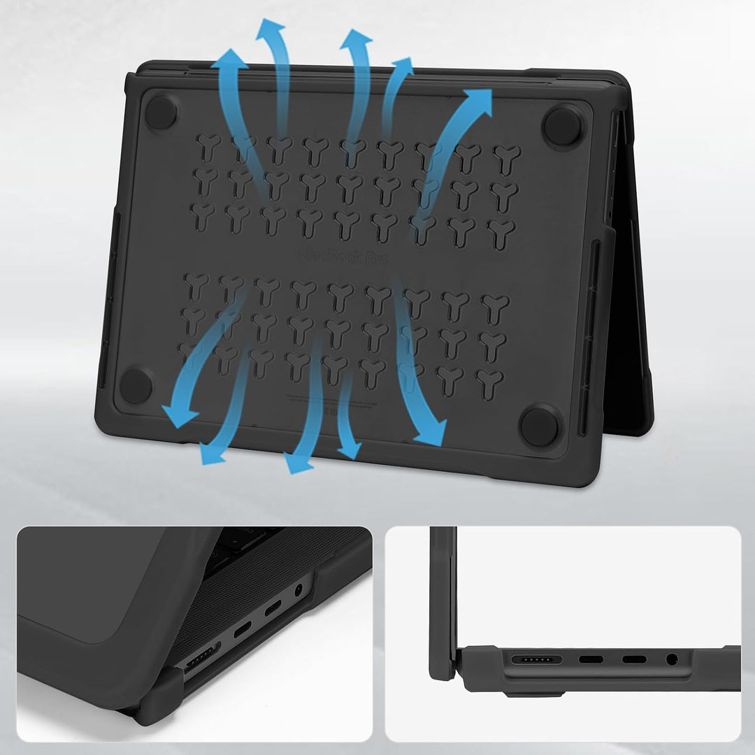 Black bumper shell kit for compatible 14-inch laptop, view 5