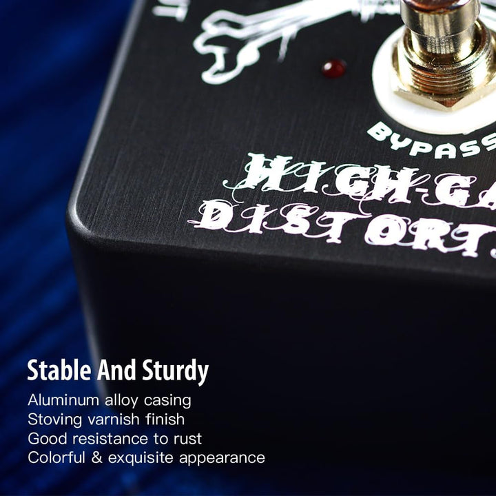 JOYO High Gain Distortion Pedal from AC/DC Crunch to Heavy Metal with Full Range EQ for Electric Guitar Effect - Bypass (JF - 04) - Just Closeouts Canada Inc.