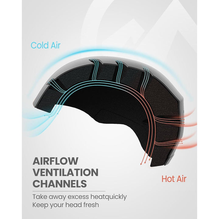 Kelvin Ski Helmet - Snowboard Helmet for Men, Women & Youth, XL Grey - Just Closeouts Canada Inc.