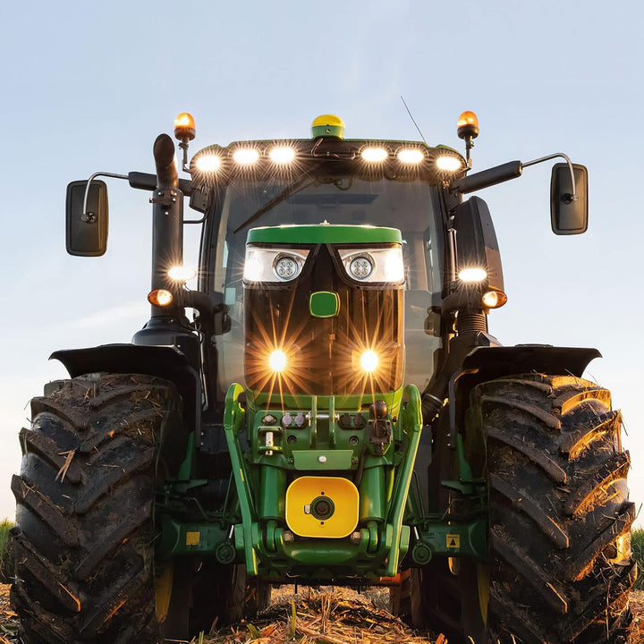 KEMIMOTO Tractor Mirror Replacement 7.9" x 13" Compatible With Front Loader Excavator Farm Tractor 1025 6105E 4430 Compact Tractor Mirror Farm Equipment - Just Closeouts Canada Inc.