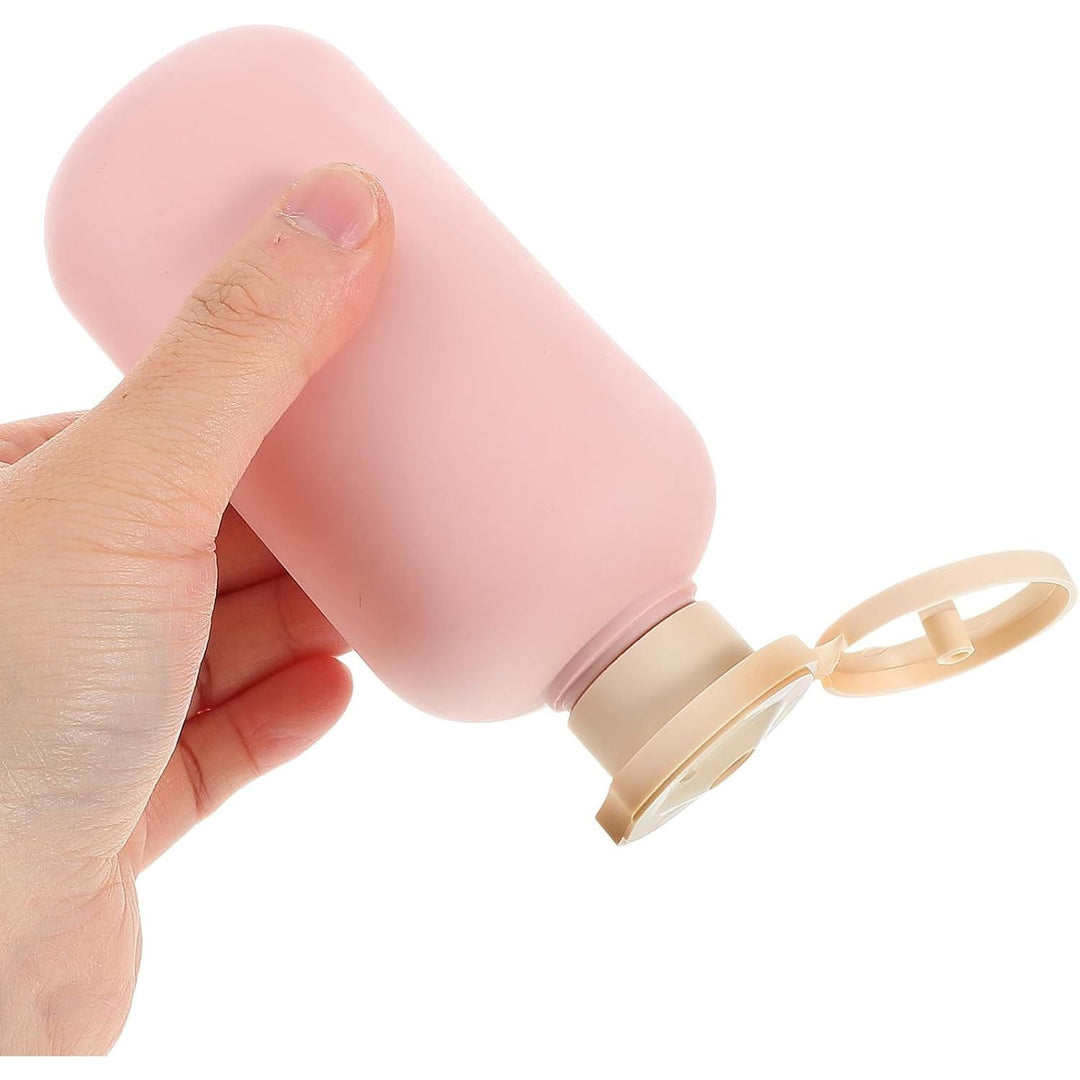 Kichvoe 3Pcs Refillable Shampoo and Lotion Bottles with Flip Cap - Empty Travel Bottle Set - Squeeze Containers for Toiletries, Leak Proof - 200ml - Just Closeouts Canada Inc.