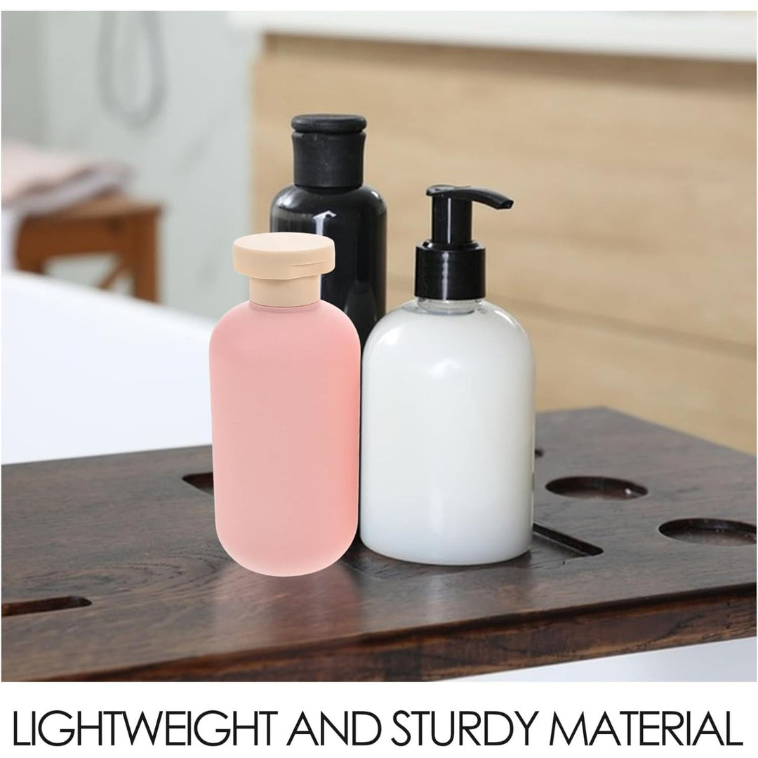 Kichvoe 3Pcs Refillable Shampoo and Lotion Bottles with Flip Cap - Empty Travel Bottle Set - Squeeze Containers for Toiletries, Leak Proof - 200ml - Just Closeouts Canada Inc.