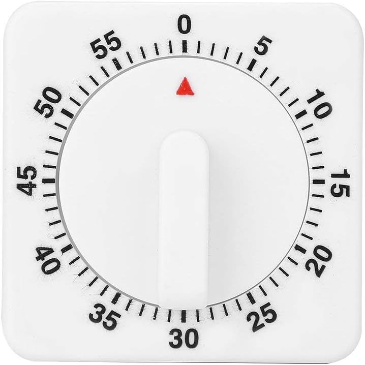Kitchen Timer Manual, Mechanical Wind up Timer Count Down Clock Cooking for Kitchen with with Loud Alarm for Cooking, Baking, Homework, Exercise - Just Closeouts Canada Inc.X00427XR8Z