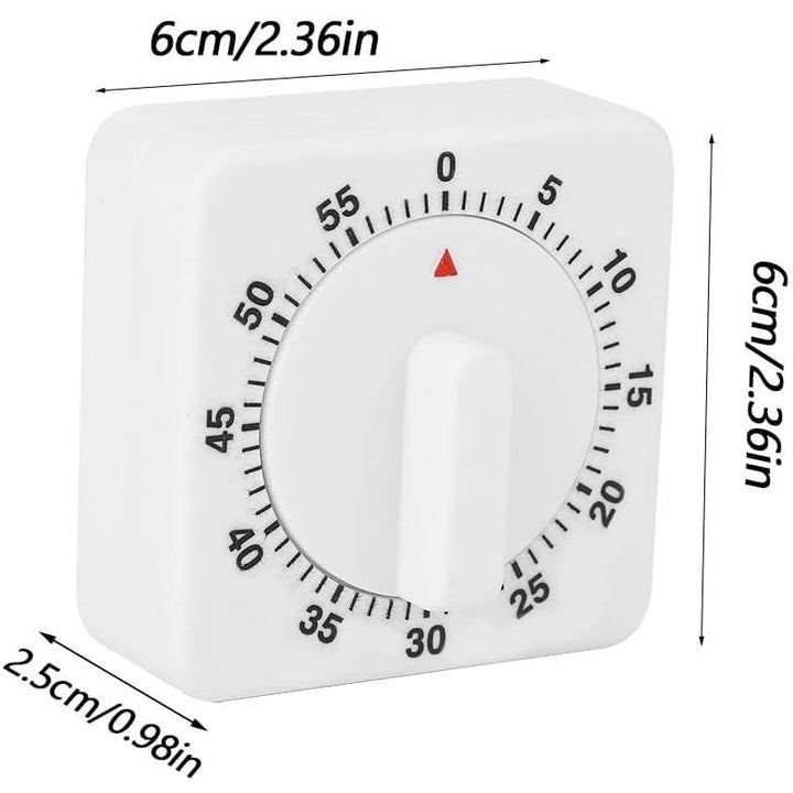 Kitchen Timer Manual, Mechanical Wind up Timer Count Down Clock Cooking for Kitchen with with Loud Alarm for Cooking, Baking, Homework, Exercise - Just Closeouts Canada Inc.X00427XR8Z