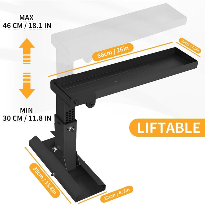 Ladder Extender, Foldable Ladder Leveler with Non - Slip Mat, Adjustable Height from 11.4" - 18", Heavy - Duty Ladder Extension for Stairs, Ladders Leveling Tool for Extension Ladders, Powder Coated - Just Closeouts Canada Inc.
