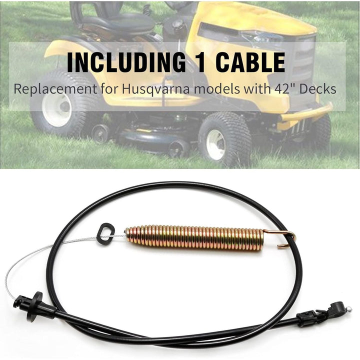 Laffoonparts 175067 Deck Clutch Cable Replacement for Craftsman LT1000 LT2000 DLT 3000 AYP Replacement for Husqvarna Poulan 175067 169676 532169676 532175067 Lawn Mower - Just Closeouts Canada Inc.