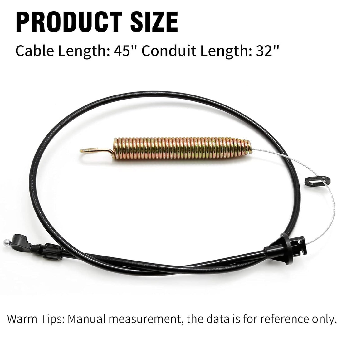Laffoonparts 175067 Deck Clutch Cable Replacement for Craftsman LT1000 LT2000 DLT 3000 AYP Replacement for Husqvarna Poulan 175067 169676 532169676 532175067 Lawn Mower - Just Closeouts Canada Inc.