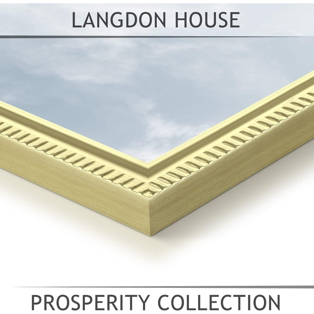 Langdon House 8x10 (20x25 cm) Picture Frames (Gold, 6 Pack), Contemporary Frame Set, Wall Mount or Table Top, Prosperity Collection - Just Closeouts Canada Inc.