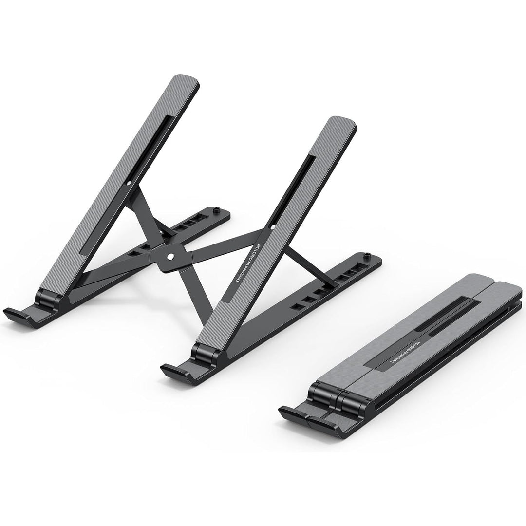 Laptop Stand for Desk Ergonomic 7 - Levels Angles Adjustable Computer Stand, Portable ABS Laptop Riser Holder Compatible with All Laptops and iPad（10 - 15.6"） - Just Closeouts Canada Inc.X004HEQIFR