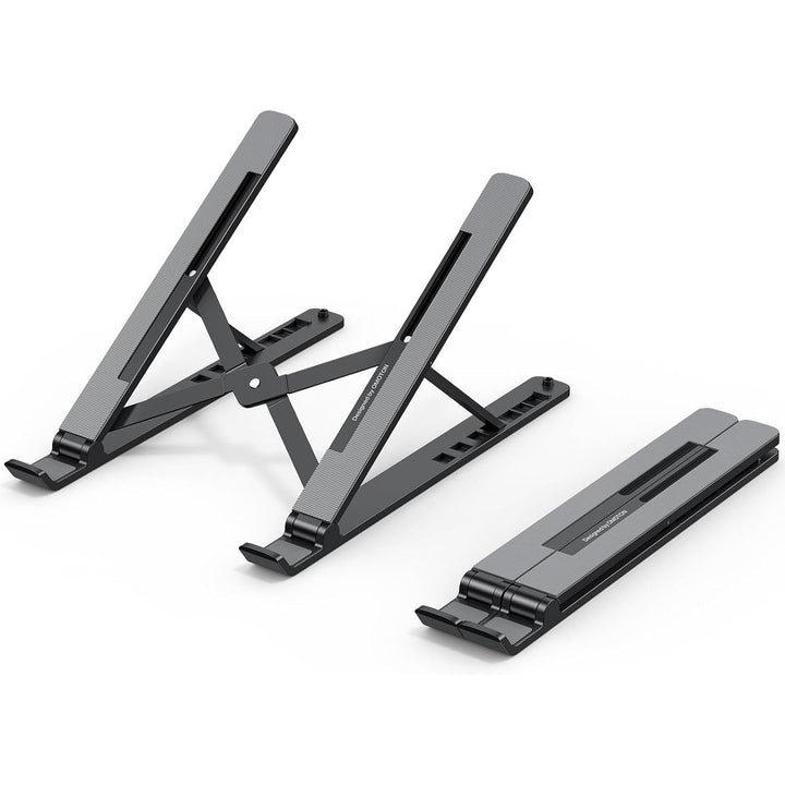 Laptop Stand for Desk Ergonomic 7 - Levels Angles Adjustable Computer Stand, Portable ABS Laptop Riser Holder Compatible with All Laptops and iPad（10 - 15.6"） - Just Closeouts Canada Inc.X004HEQIFR
