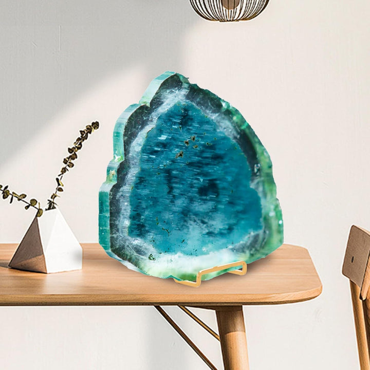 Large Plate Holder Display Stand - 12 inch Super Tall Big Plate Stands for Heavy Duty Display - Metal Picture Frame Stand - Tabletop Easel Stand for Decorative Platter | Plaque | Book - 3 Pack - Gold - Just Closeouts Canada Inc.