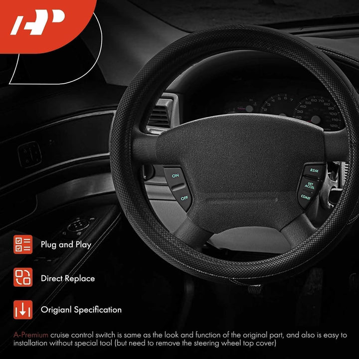 Left & Right Steering-Wheel Cruise-Control Switch Buttons - Just Closeouts Canada Inc.