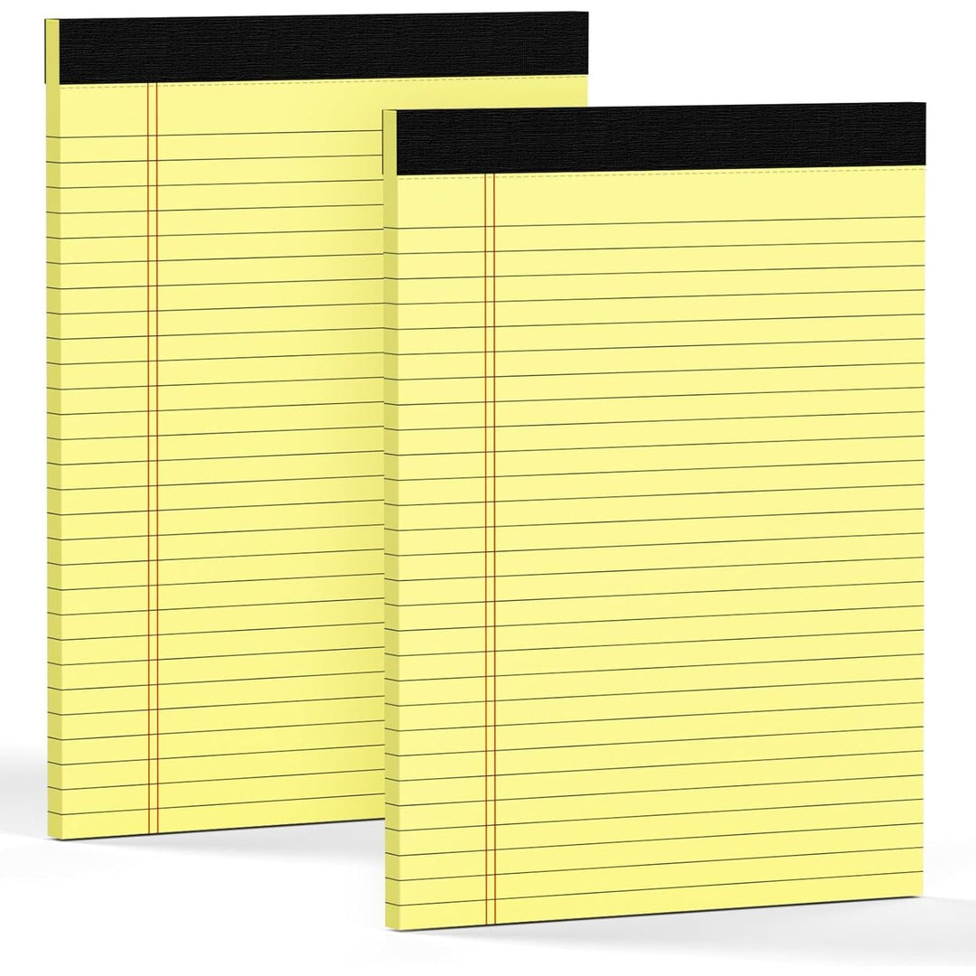 Legal Pads 8.5 x 11 Yellow Notepads 8.5 x 11 Lined Paper 8 - 1/2 x 11 Legal Pad Lined Paper Pads 8.5 x 11 Note Pads 2 Pack Lined Writing Pads of Paper 8.5 x 11 Notepad Yellow Paper Pads 30 Sheets/Pad - Just Closeouts Canada Inc.