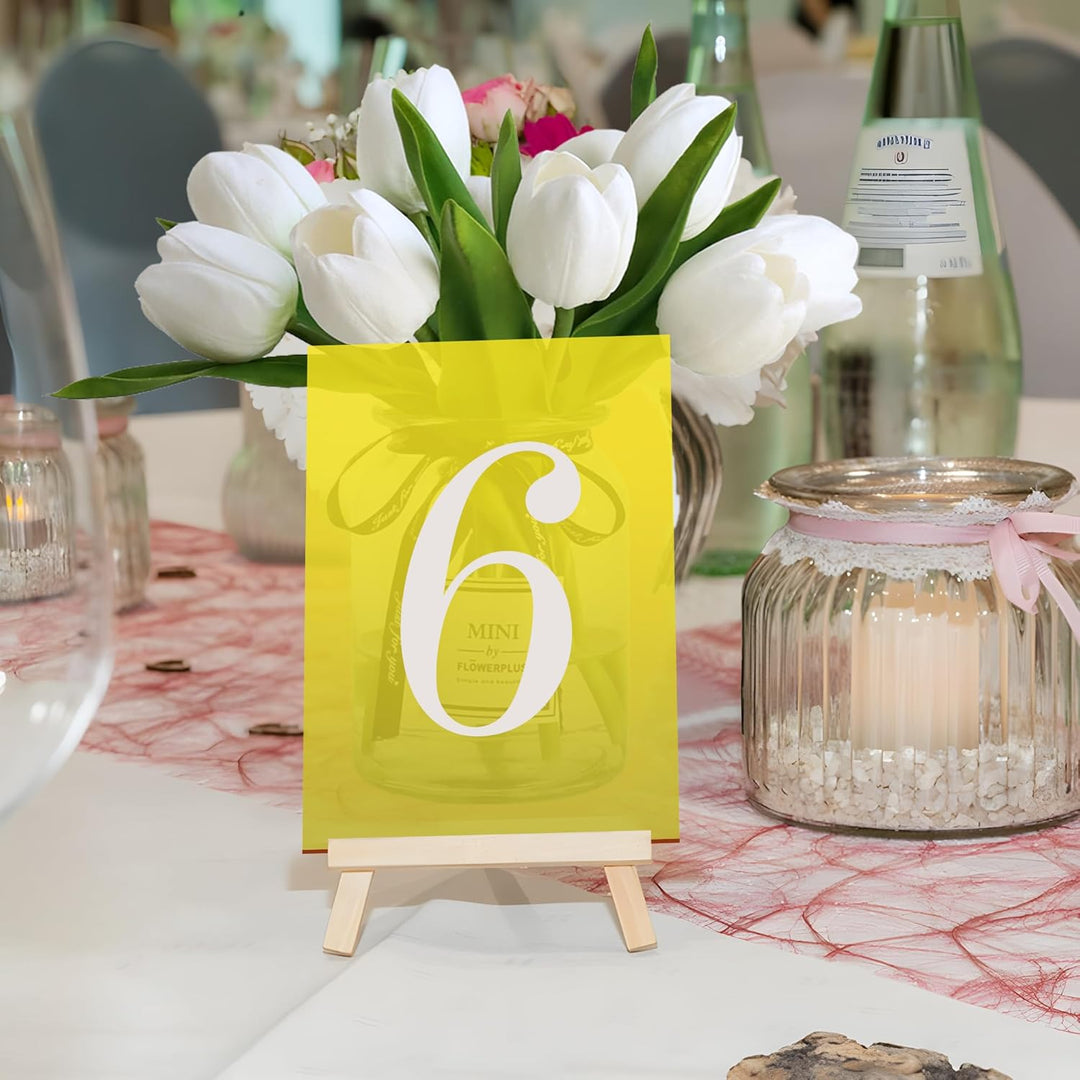 Lesnlok Yellow Acrylic Sheets 1/8 inch Thick 3mm 2 Pack 8 x 12 Clear Yellow Plexiglass Sheets,for Sign,Craft,Painting,Laser Cutting,DIY Display Projects… (2, yellow, 8"x 12") - Just Closeouts Canada Inc.