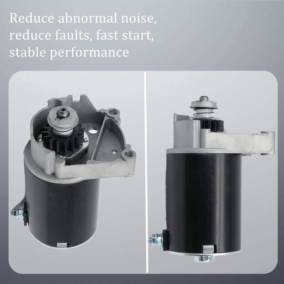 LEVANLIGHT | Starter Motor | Compatible with Briggs V Twin 14HP 16HP 18HP | Replace399928 393017 495100 498148 394674 394808 497596 - Just Closeouts Canada Inc.